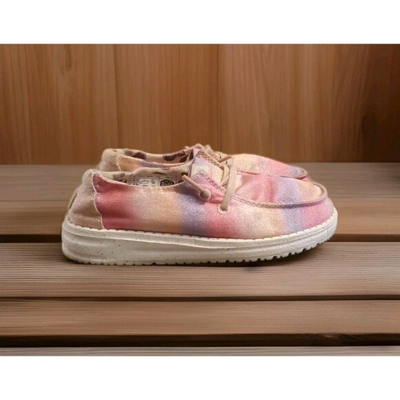 Hey Dude Wendy Sparkle Star Slip-On Toddler Size 10 - Picture 1 of 12